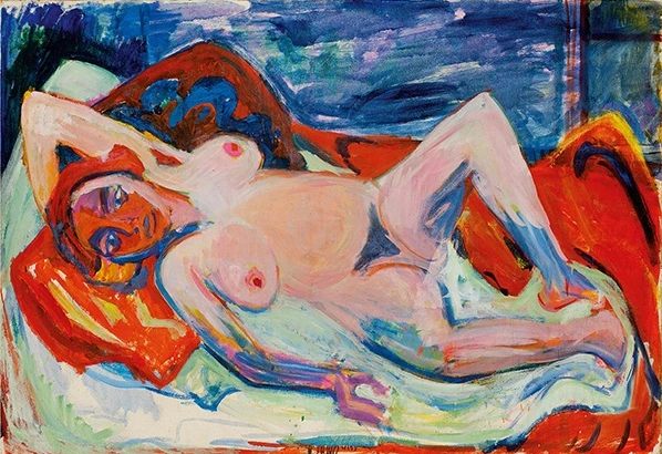 Nu couché sur un canapé, 1924 - 1926