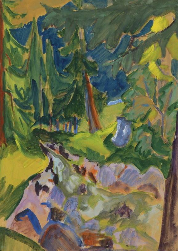 Paysage expressionniste