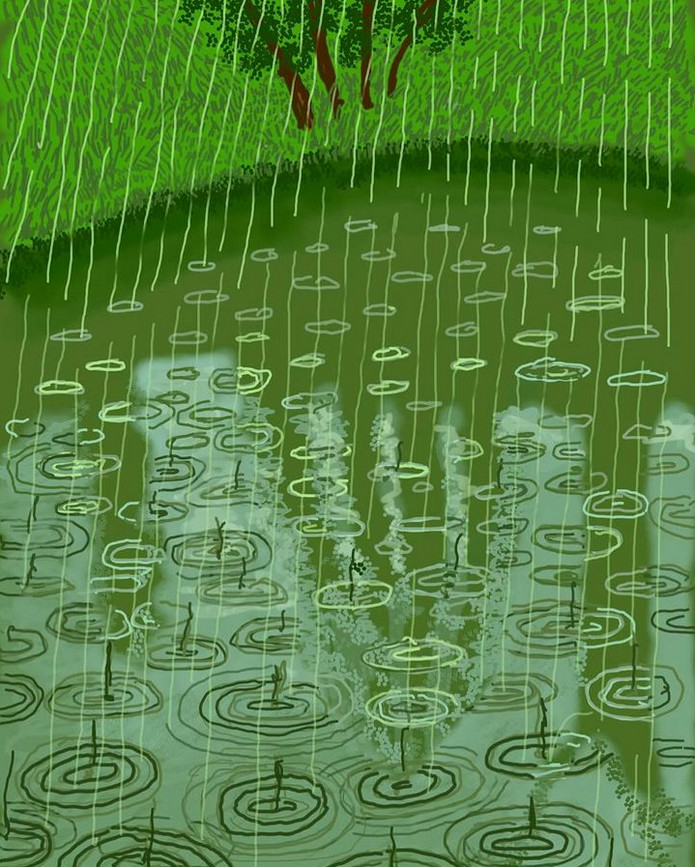 L'arrivée du printemps, Normandie, 2020