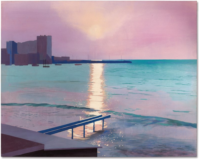 Début de matinée, Sainte-Maxime, vers 1968-1969