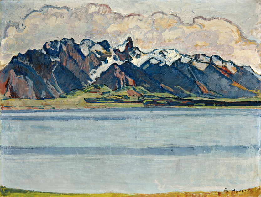 Lac de Thoune et chaîne du Stockhorn