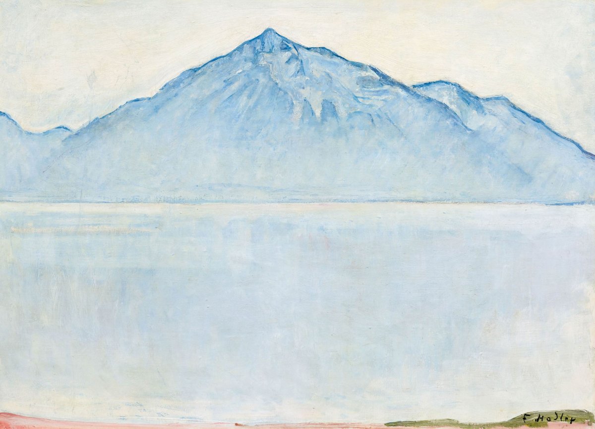 Lac de Thoune avec le Niesen, 1912-13