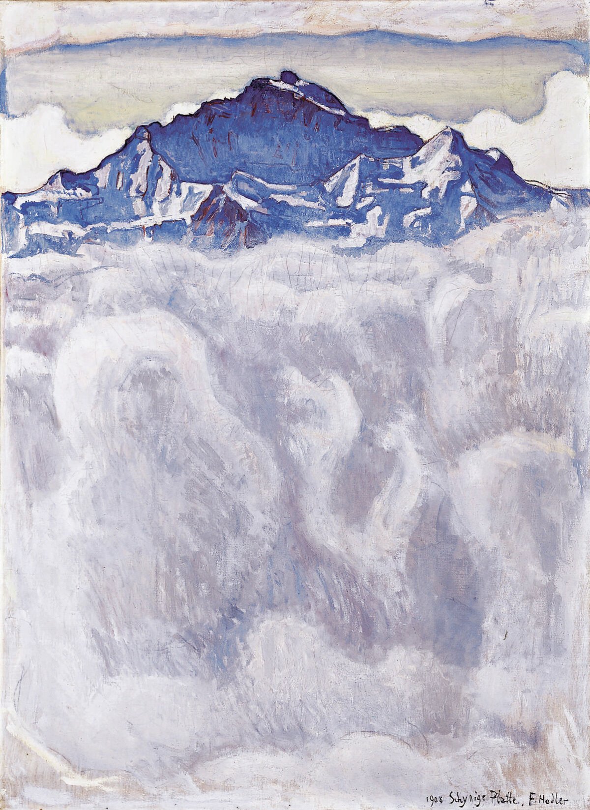 La Jungfrau au-dessus de la mer de brouillard, 1908
