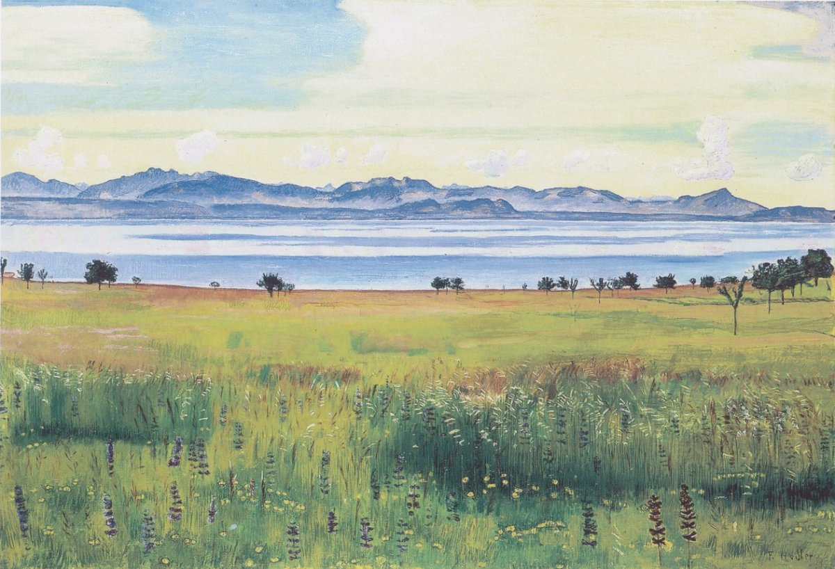 Le lac Léman depuis St.Prex, 1901