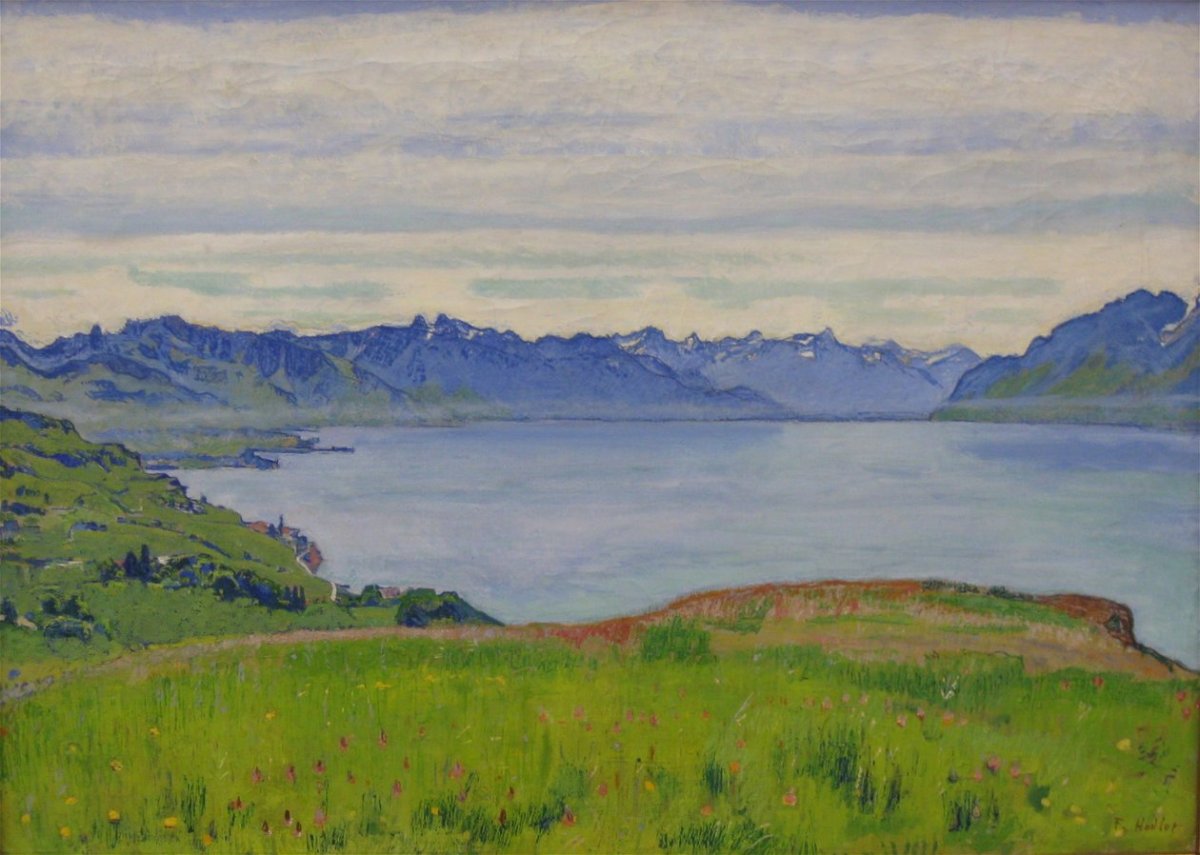 Paysage au bord du lac Léman, 1906