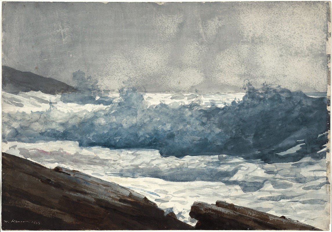 Prout’s Neck, Breakers (1883)