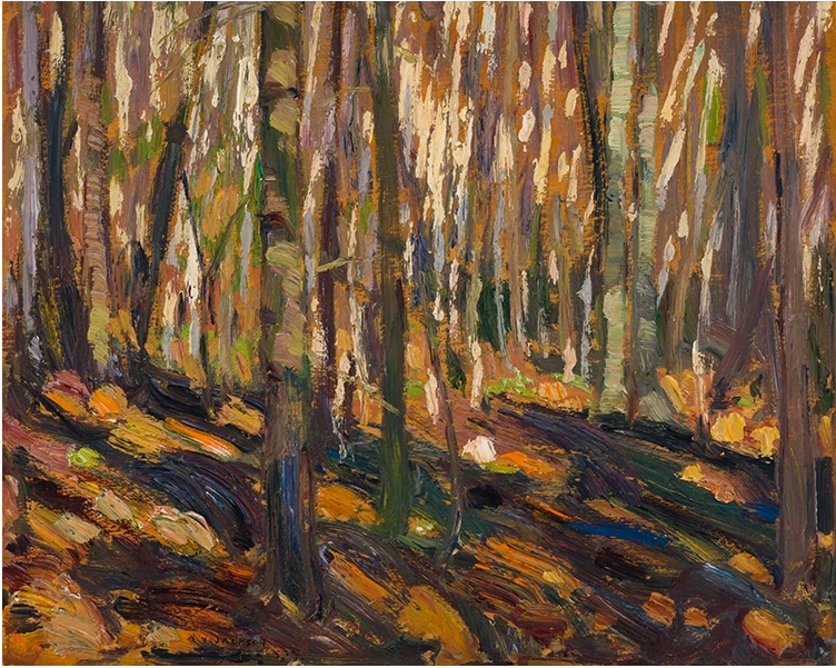 Algoma, Sunlit Woods, datant de 1919