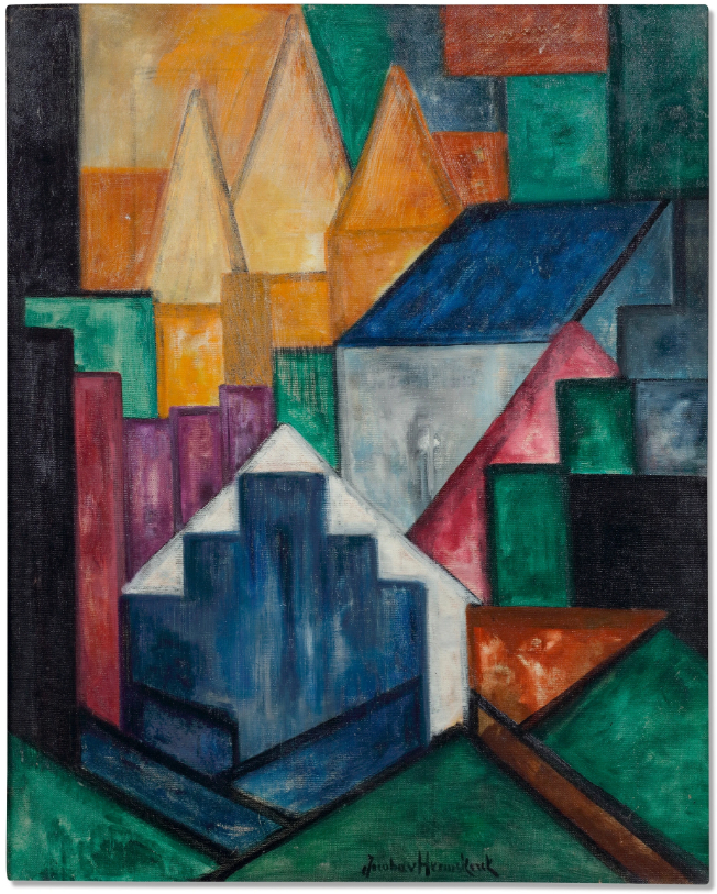 Dorp (Village), peint vers 1912-1914