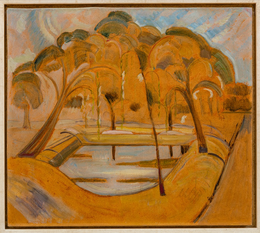 Vue du parc à Domburg (1911-1912)