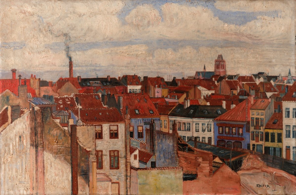Les toits d'Ostende (1901)