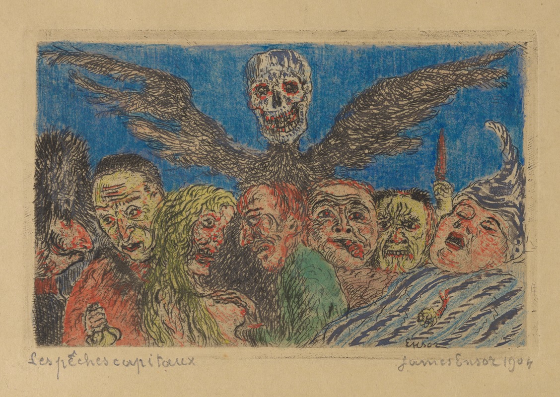 Les péchés capitaux dominés par la mort (1904)