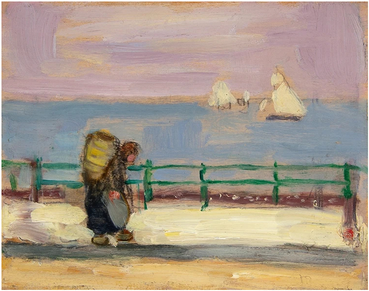 La cueilleuse de moules, Dieppe, daté vers 1904