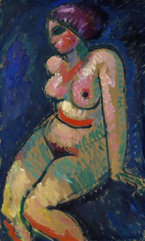 Femme nue assise (1910)