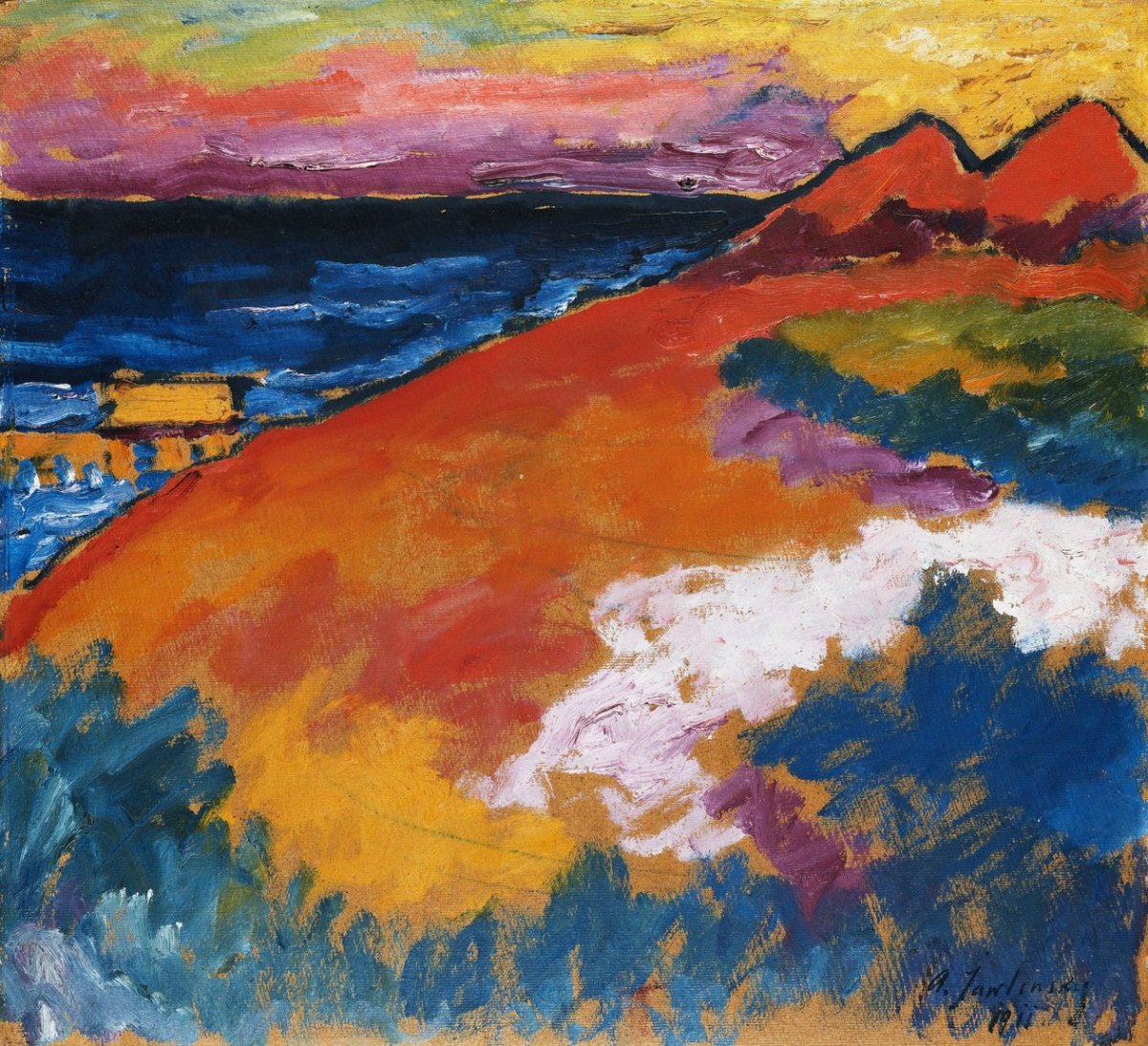 Au bord de la mer Baltique, 1911