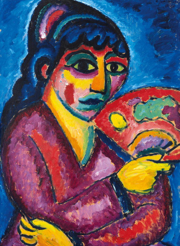 Femme à l'éventail (femme du Turkestan,1912)