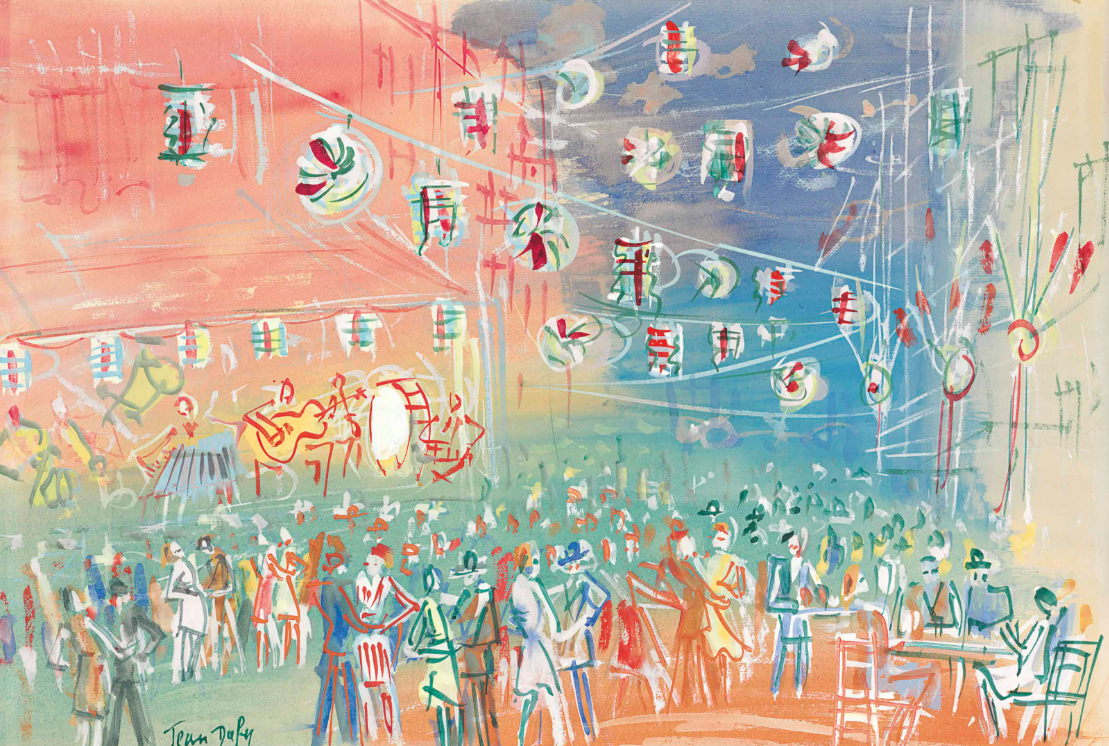 Bal populaire, peint entre 1945-1946