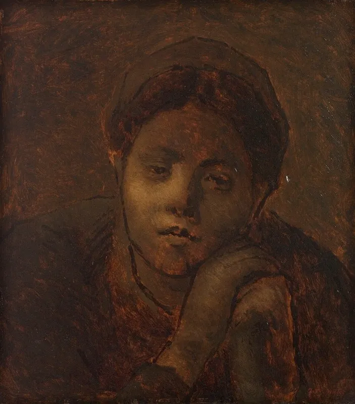 Tête de paysanne, étude (1872)
