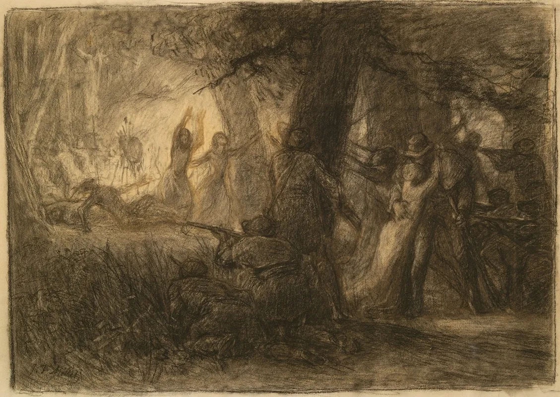 Le sauvetage des filles de Daniel Boone et de Richard Callaway (1851)