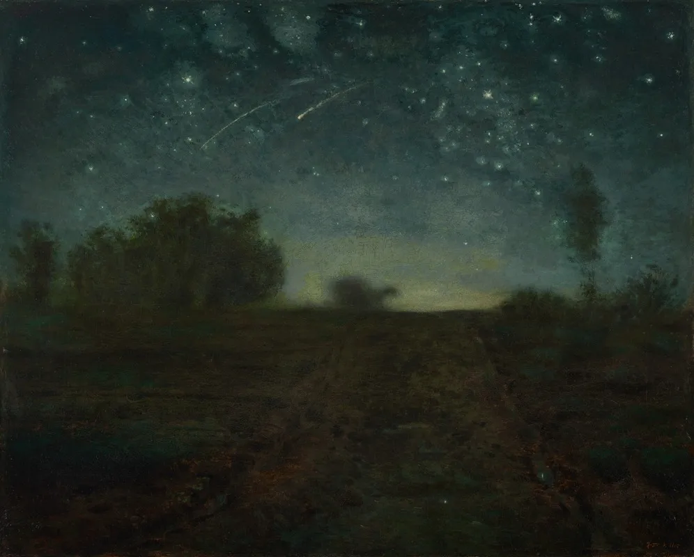 Nuit étoilée, vers 1850-65