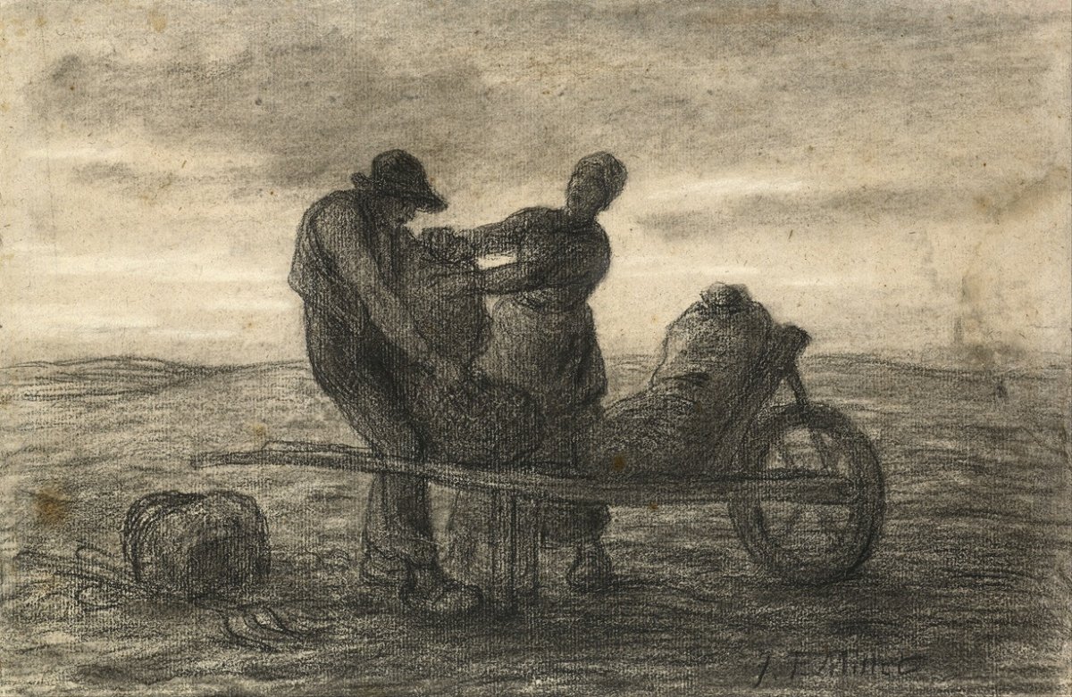 La récolte des pommes de terre, 1853