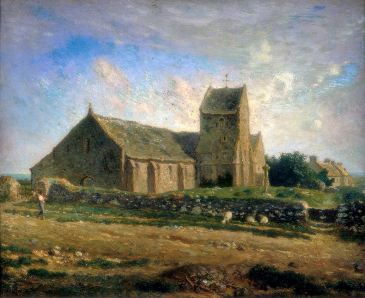 L'église de Greville, vers 1871-1874
