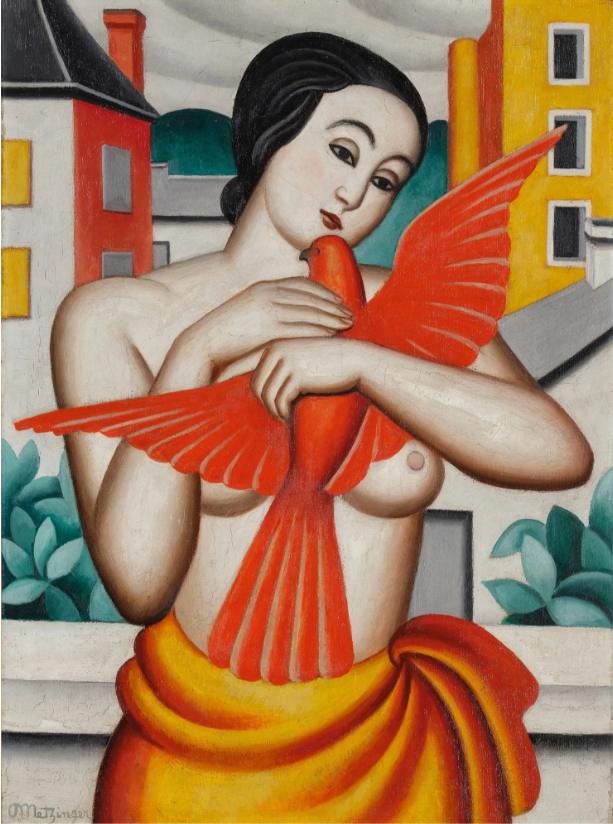 La femme et l'oiseau, 1925