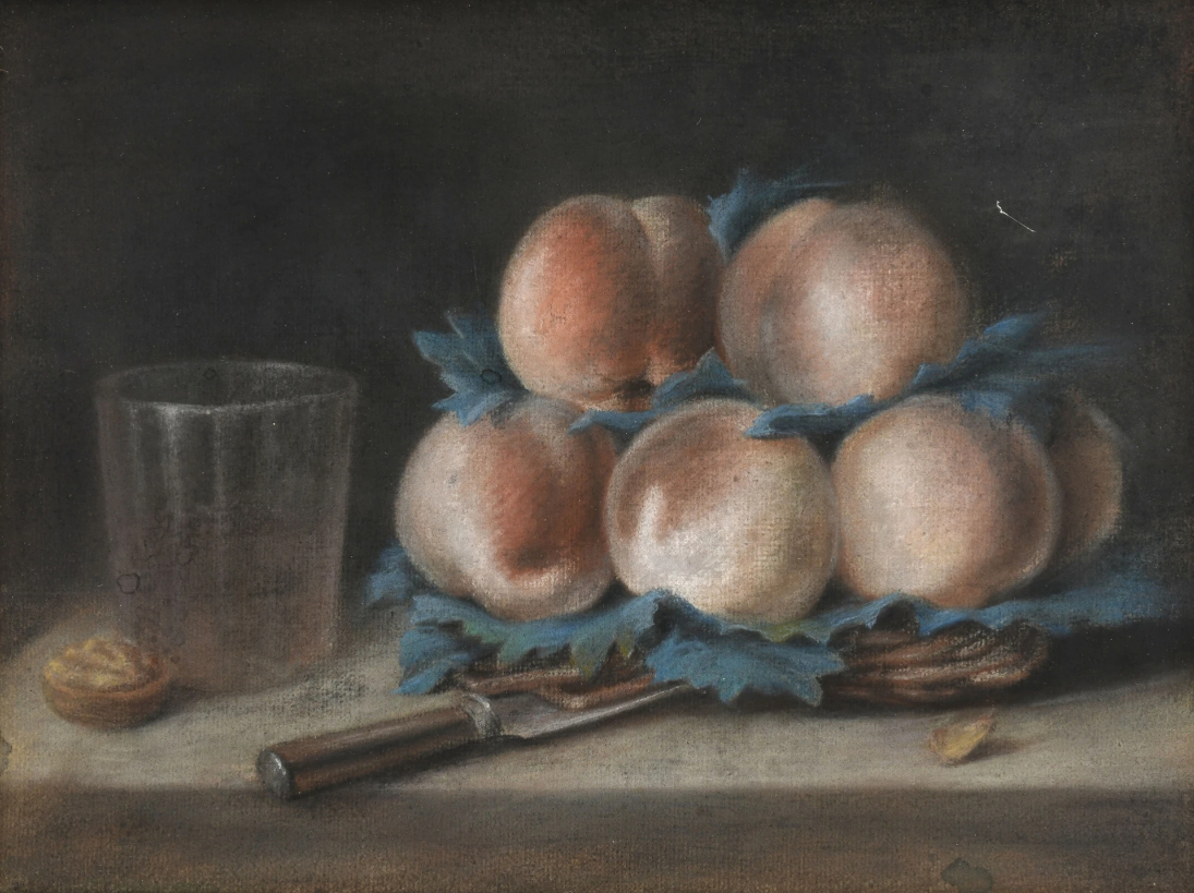 Nature morte aux pêches