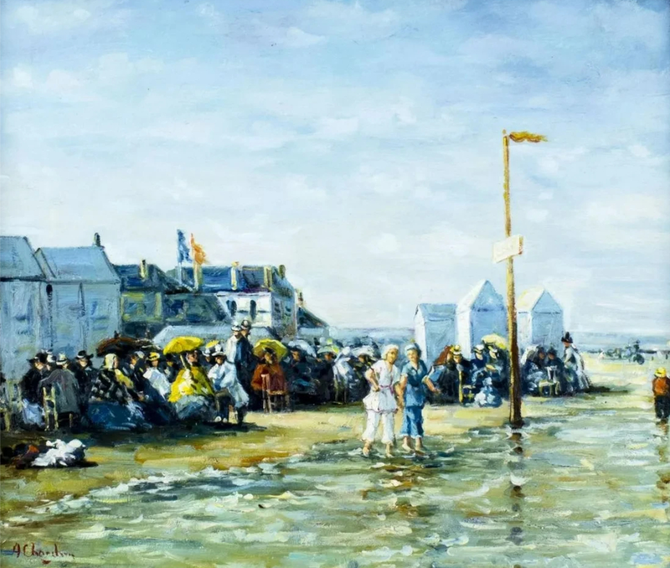 Scène de plage