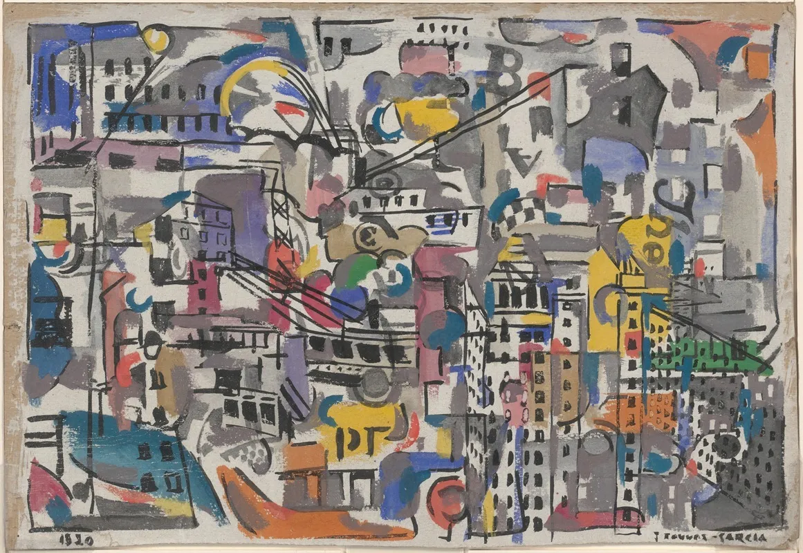 New York City - Bird’s Eye View (1920)