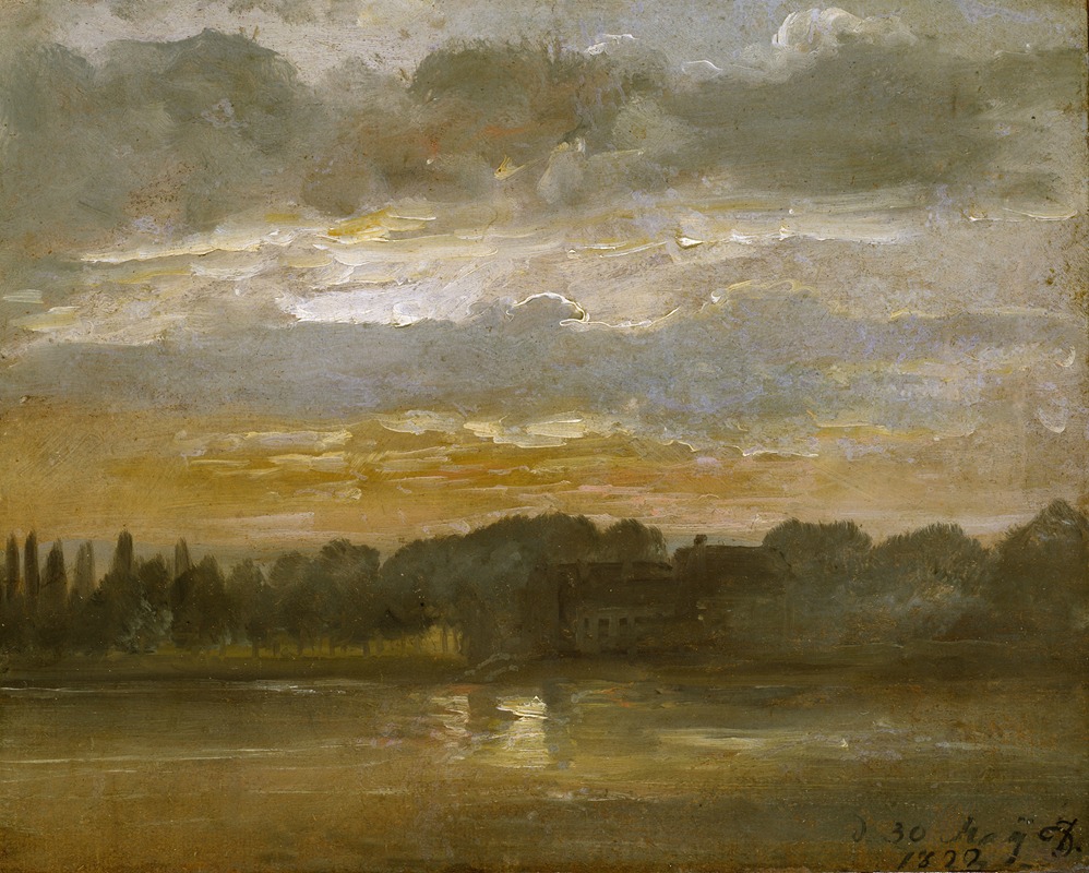 L'Elbe du soir (1822)