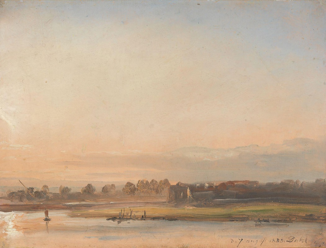 Vue de l'Elbe (1833)