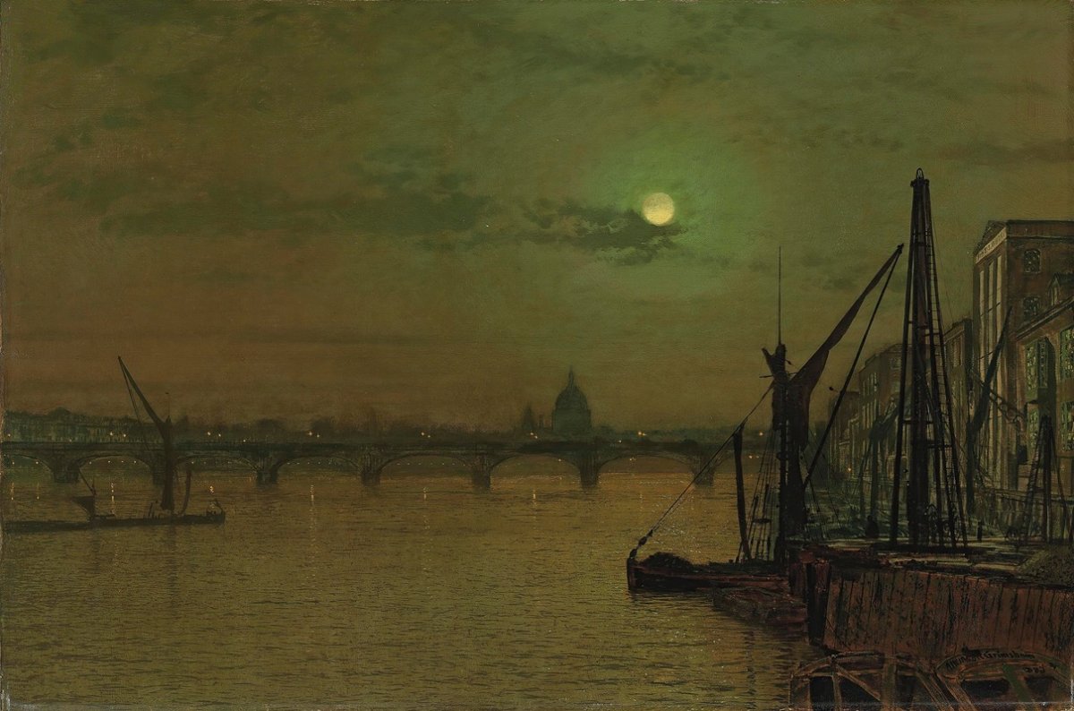 Pont de Waterloo, Londres, vue vers l'est (1883)