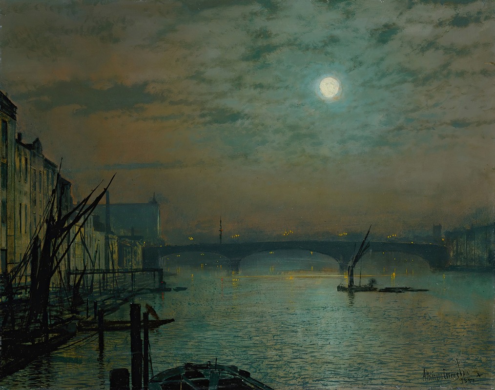 Pont de Southwark au clair de lune (1887)