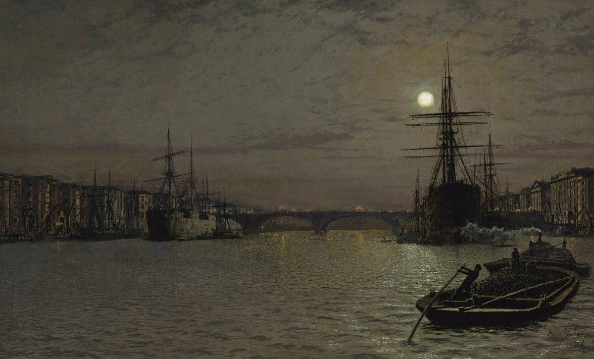 The Pool and London Bridge at Night (1884)