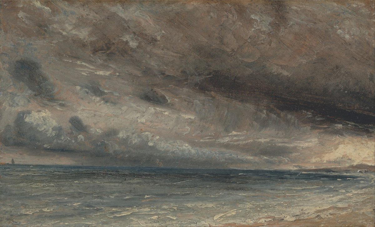 Mer agitée, Brighton (vers 1828)