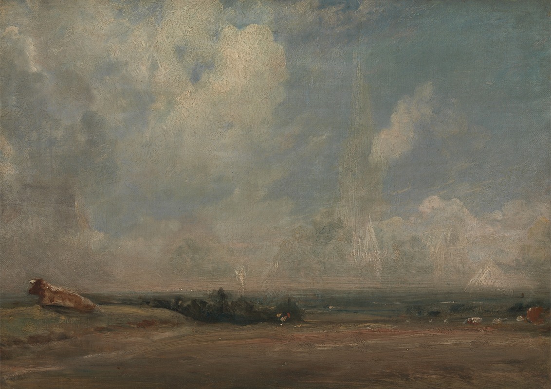 Vue de la lande de Hampstead (vers 1825)