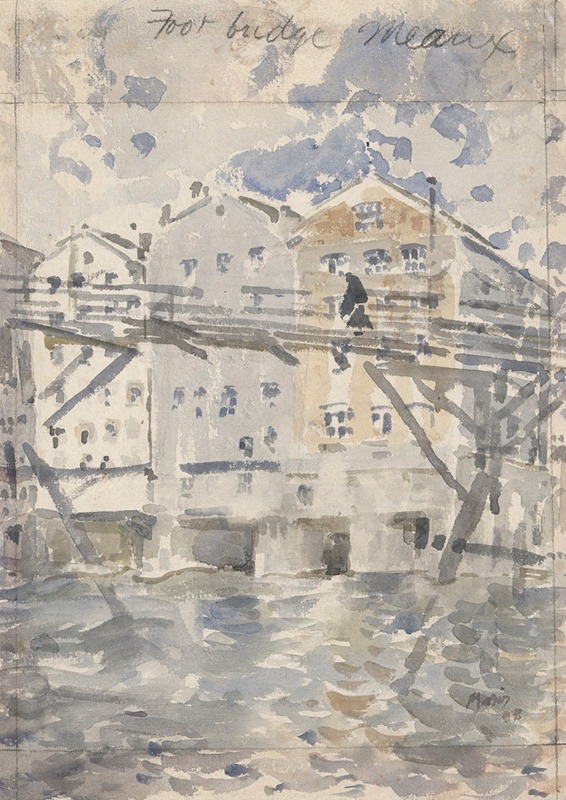 The Little Footbridge, Meaux Poster
