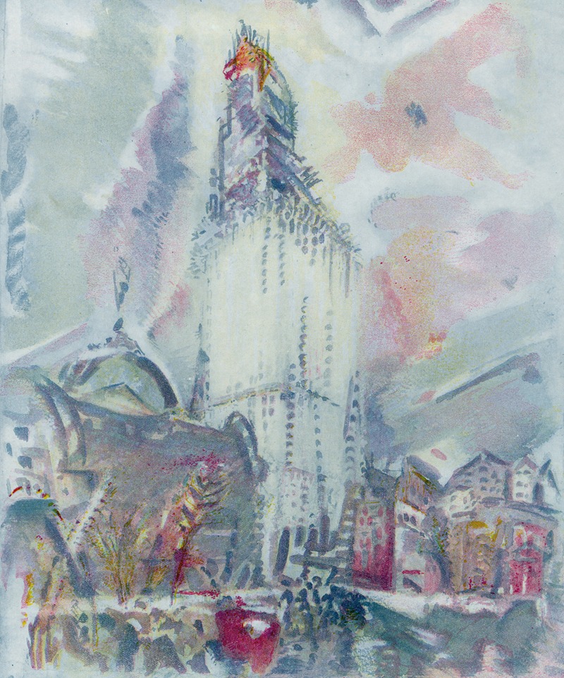 La plus haute tour d'Amérique, et un peu de tempérament (1914)