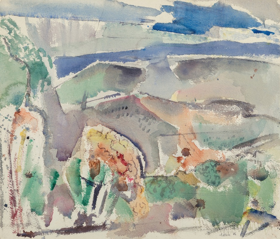 Formes de paysage, comté de Delaware, Pennsylvanie, n° 2 (1916)