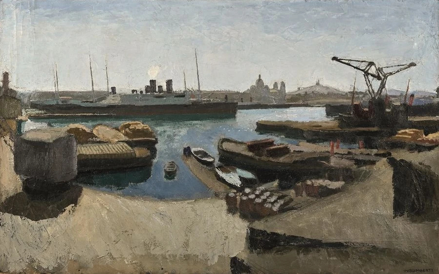 Vue de Marseille, la Joliette, 1925