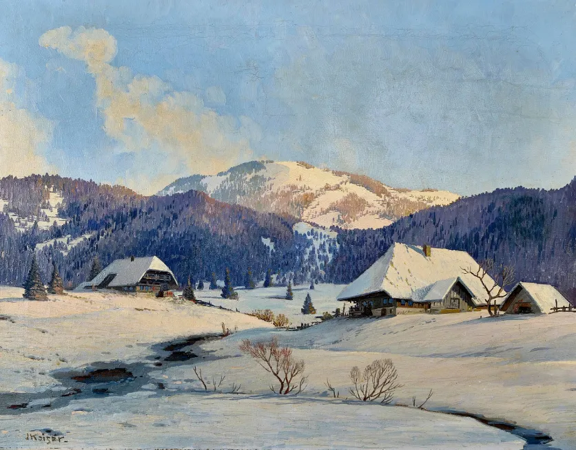 Journée d'hiver dans l'Emmental 