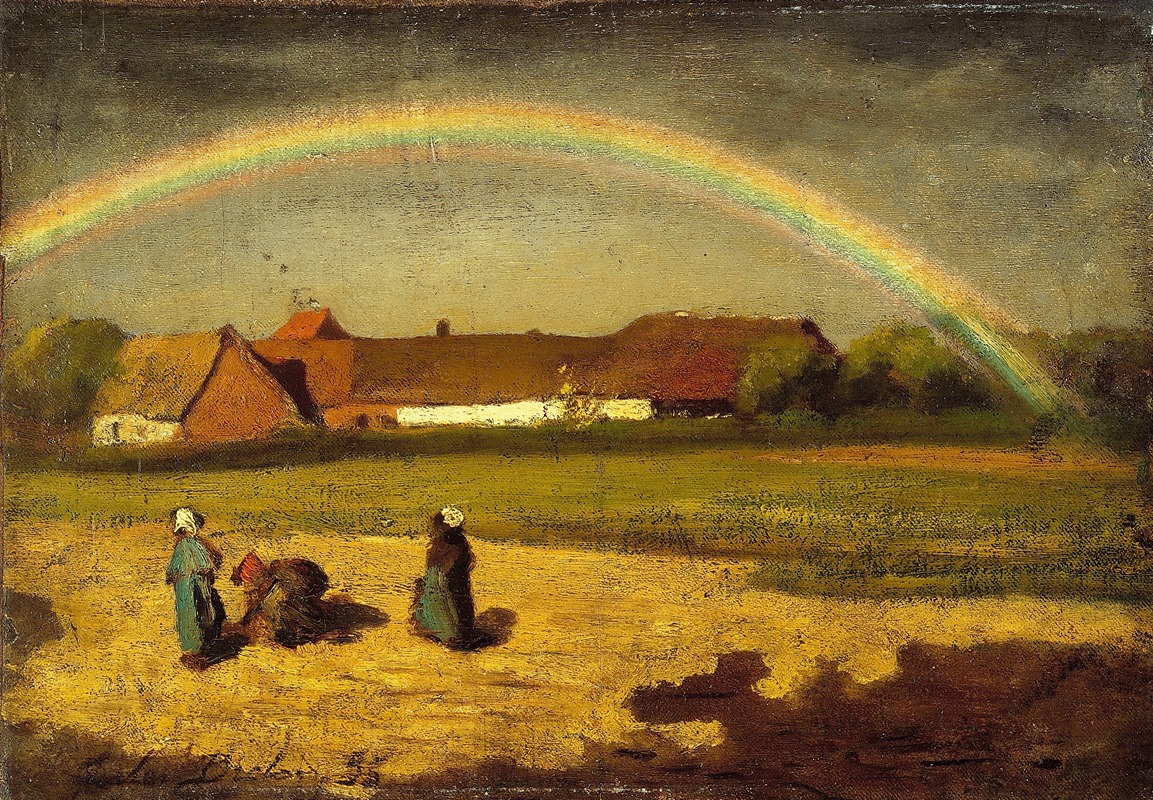 L’arc-en-ciel à Courrières (1855)