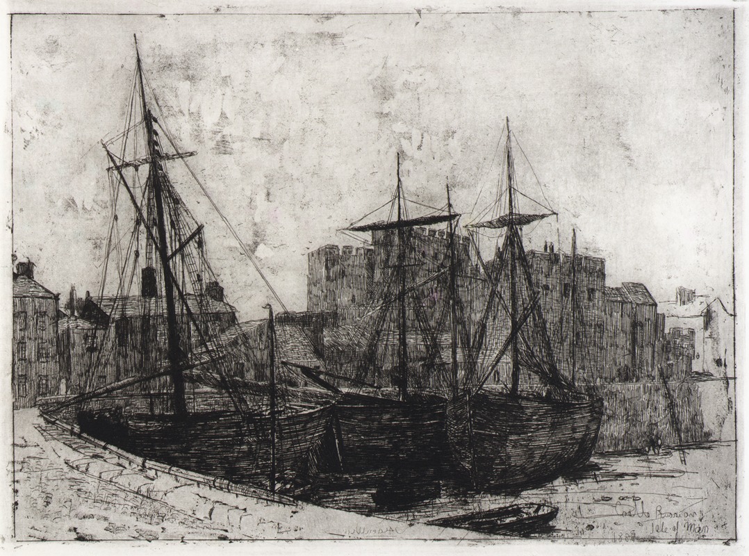 Château Rushen - Île de Man (1889)