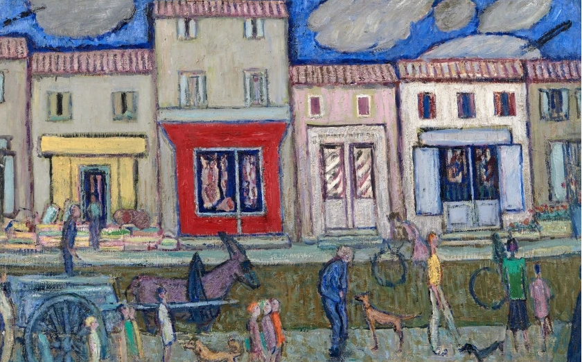 Boutiques à Saint-Rémy-de-Provence, vers 1945
