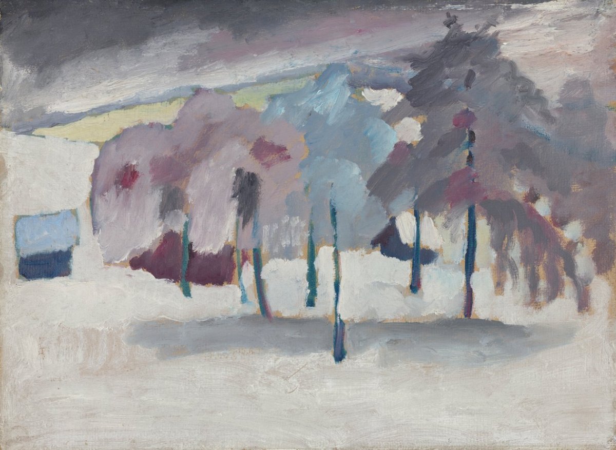 Murnau - Les arbres dans la neige