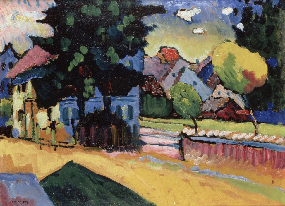 Paysage à la maison verte