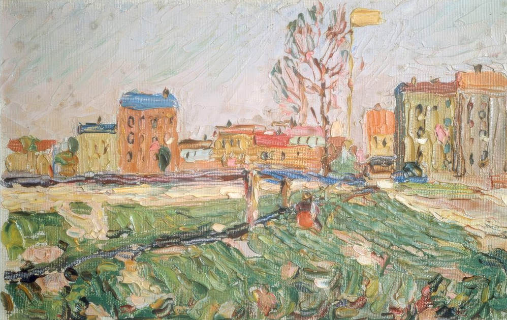 Paysage urbain (journée ensoleillée, Schwabing), 1901