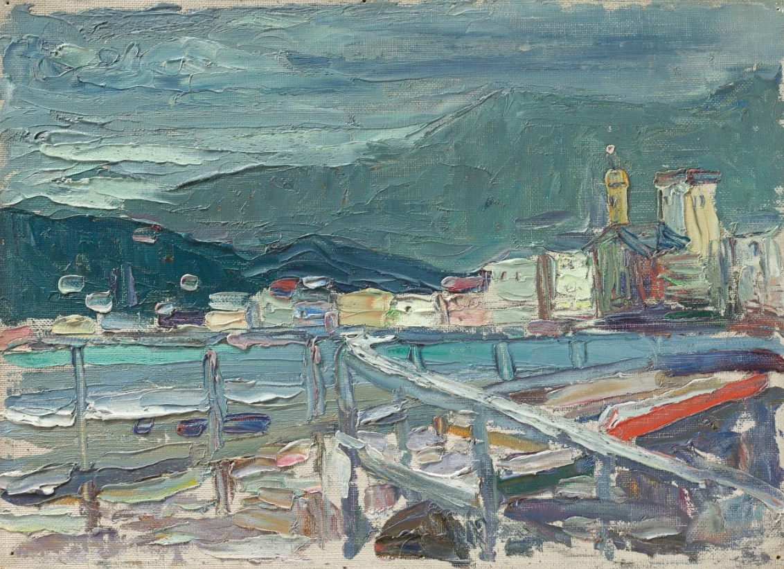 Rapallo - Castello et église, 1906