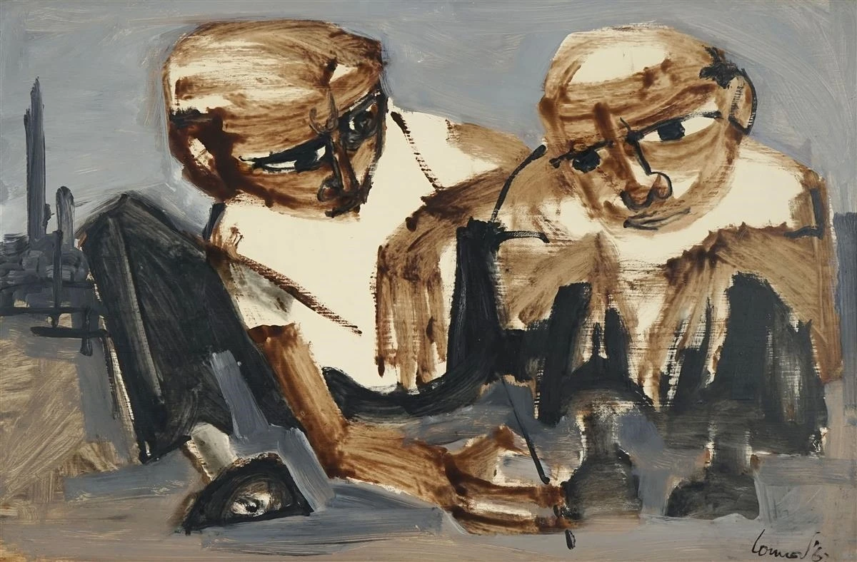 Discussion (Two Figures), 1962