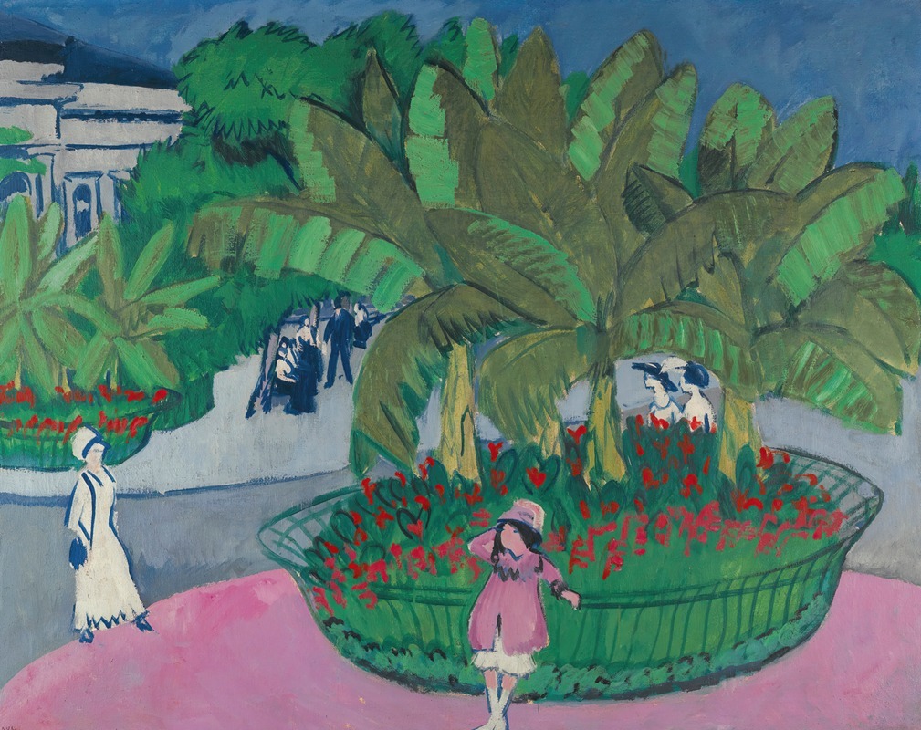 Le Bosquet,  Albertplatz à Dresde, 1911
